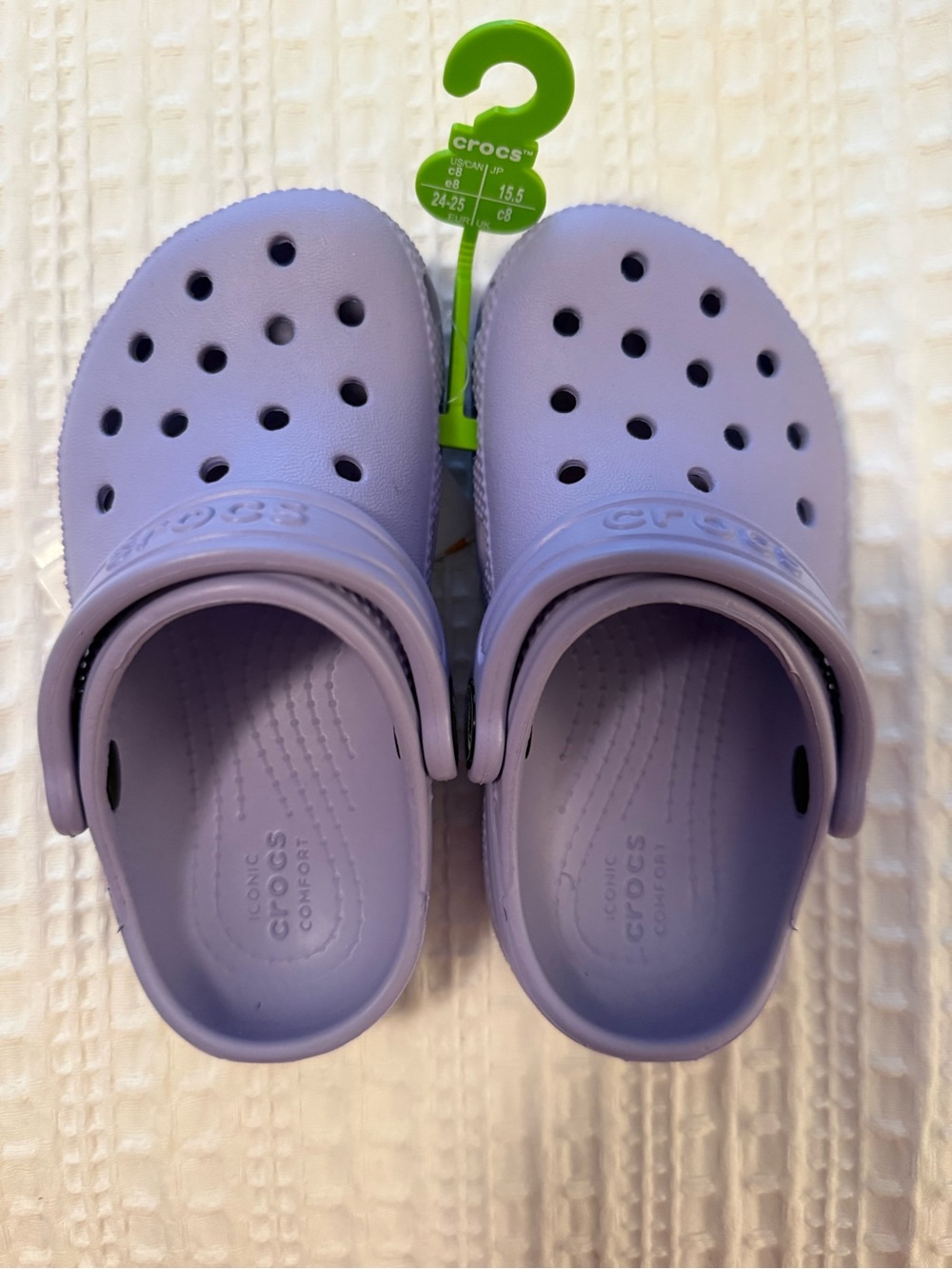 CROCS Kids Classic Clog in Lavender Purple